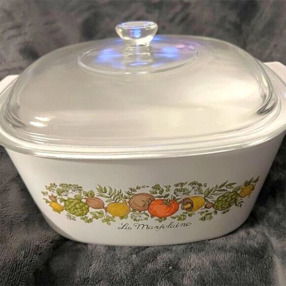 Vintage Corning Ware Spice of Life Casserole Dish Set - 3 Pieces - Picture 2 of 8